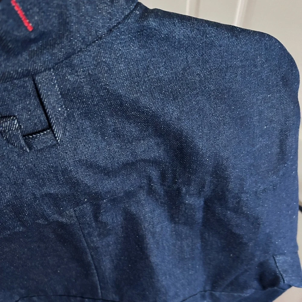 W/ Tags Jacquemus la veste de nimes cabrio Cropped Denim Jacket 38 US6 - Picture 7 of 17